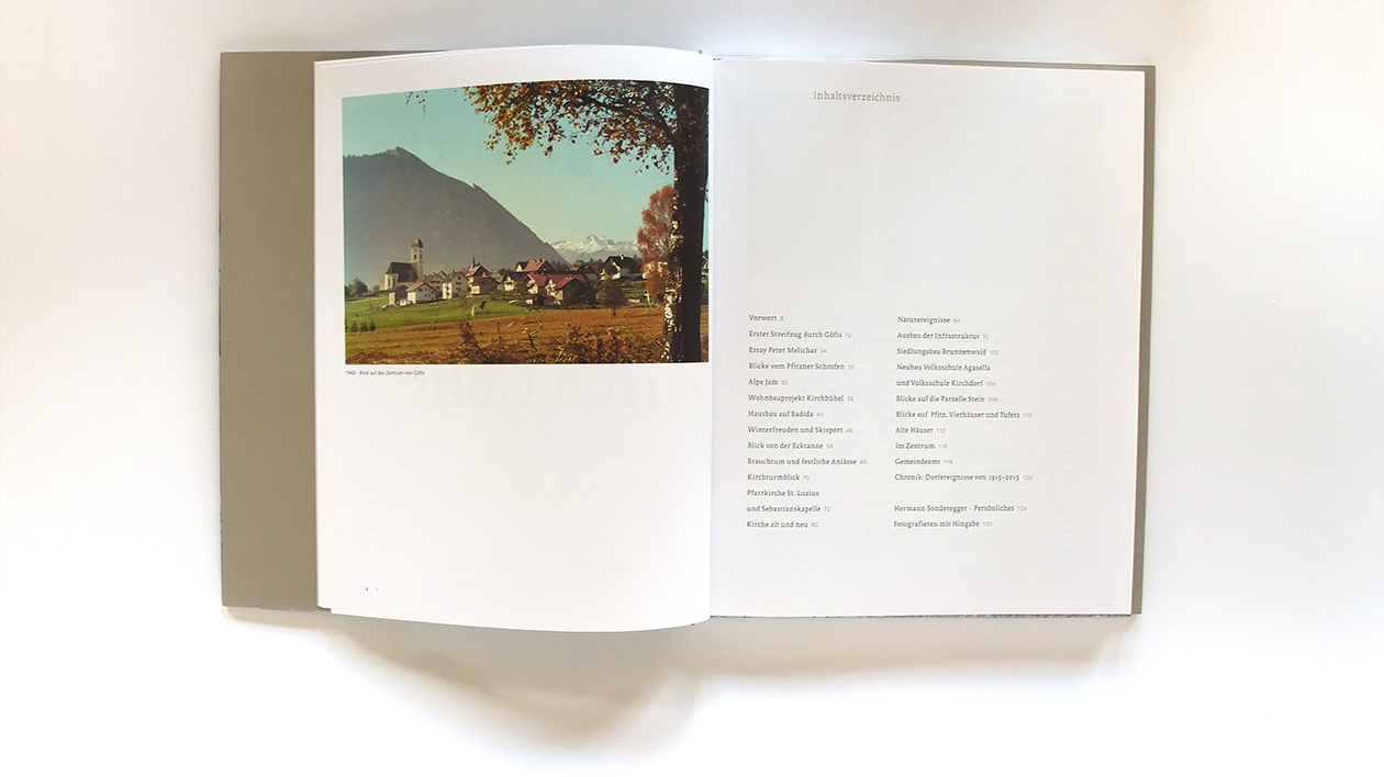 Fotobuch Göfis von Hermann Sonderegger Innenseiten
